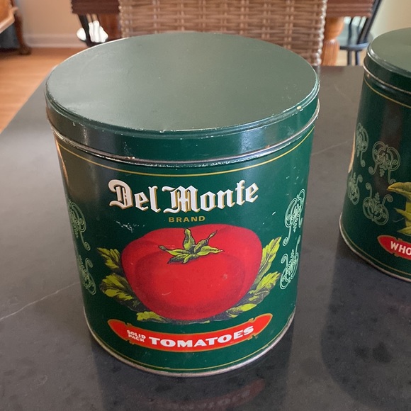 Vintage DelMonte metal tin set - Picture 2 of 12